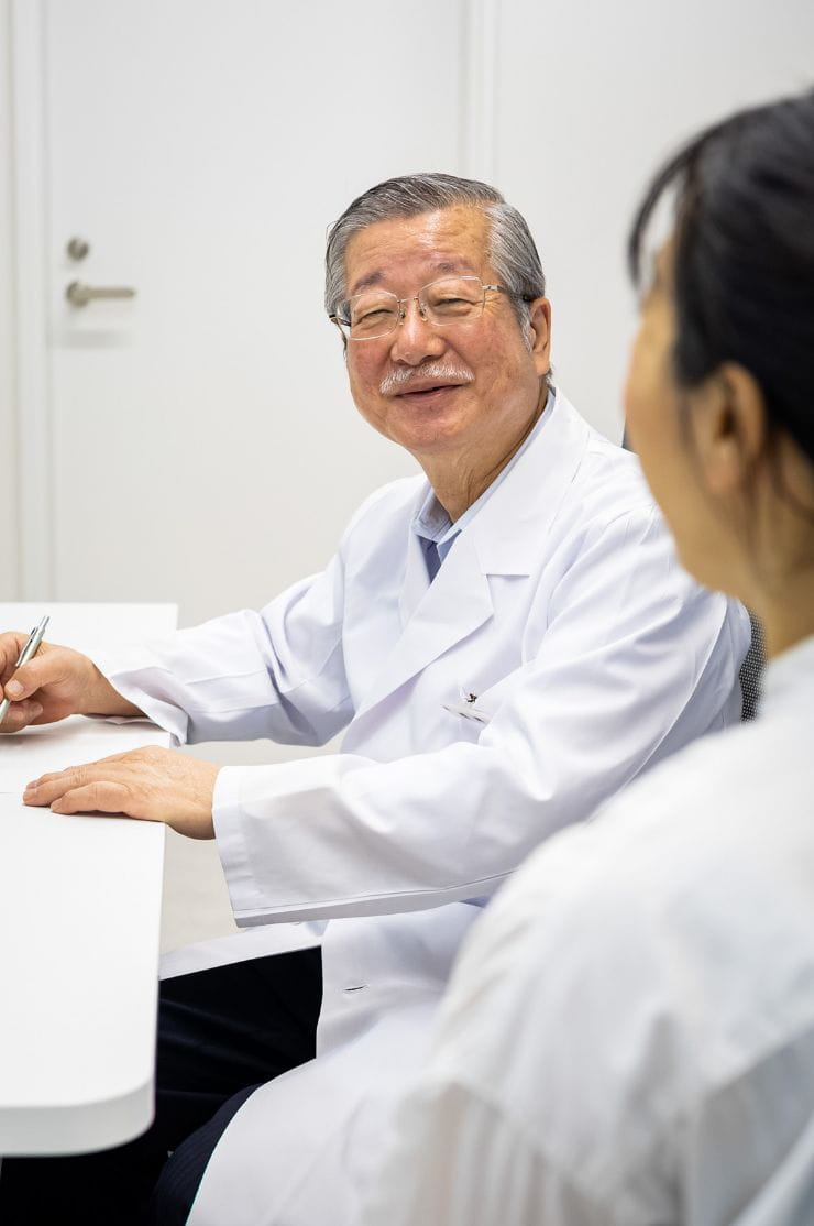 内科の診療風景