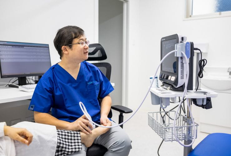 整形外科の診療風景