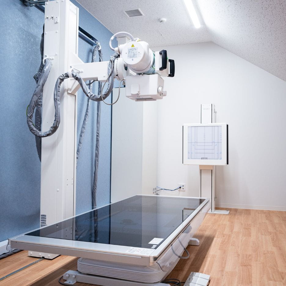 レントゲンの機器